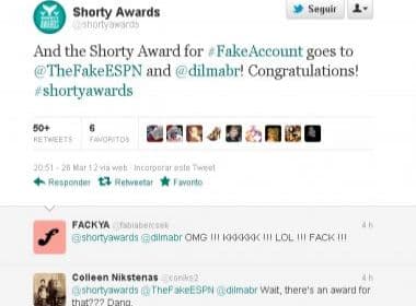 Premiação americana comete erro e premia twitter de Dilma na categoria &#039;contas falsas&#039;