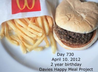 Fotógrafa tira fotos de lanche do McDonald&#039;s durante dois anos 