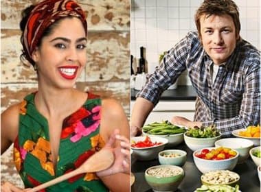 Bela Gil e inglês Jamie Oliver gravam juntos programa de culinária saudável