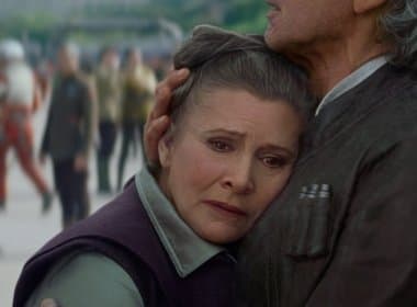 Produção descarta digitalizar rosto de Carrie Fisher em novos Star Wars