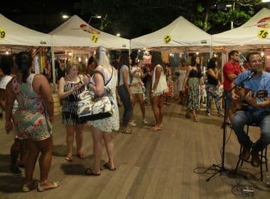 Feira de artesanato encerra temporada no Jardim dos Namorados neste fim de semana