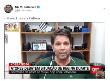 Bolsonaro compartilha vídeo de Mário Frias e reacende debate sobre queda de Regina Duarte