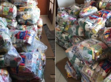 Ação doa cestas básicas a trabalhadores do setor de eventos afetados pela Covid na Bahia