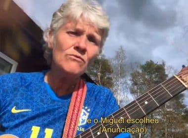 Sueca, técnica da seleção brasileira feminina de futebol grava versão de música de Alceu 