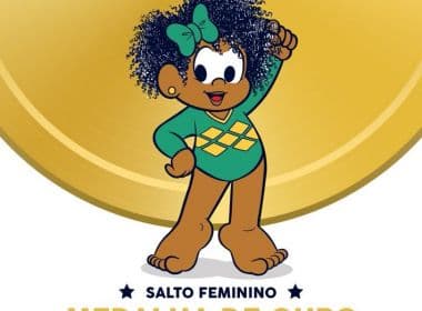 Turma da Mônica homenageia Rebeca Andrade por medalha de ouro na ginástica