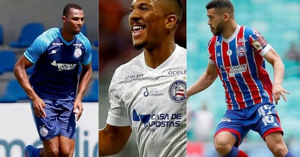 Bahia anuncia saídas de Luiz Otávio, Matheus Davó e Patrick de Lucca 