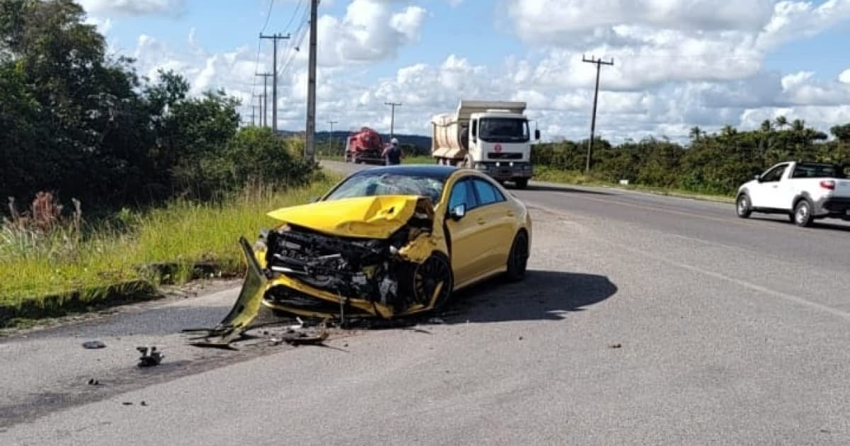 Raul Gustavo sofre acidente de carro nas proximidades do CT Evaristo de Macedo