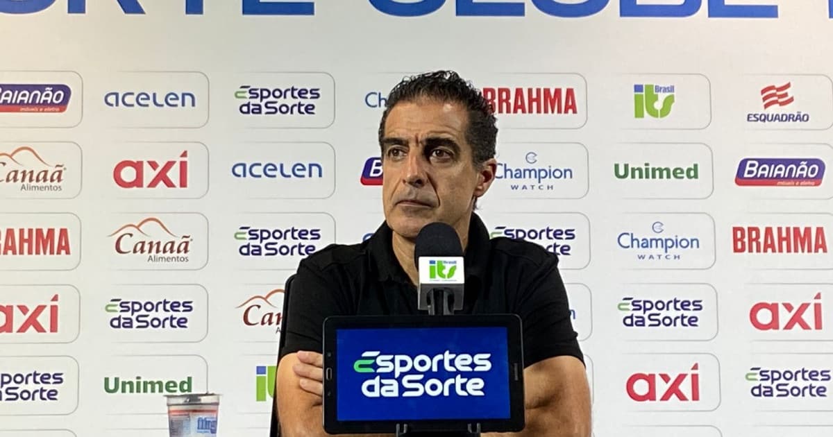 Paiva vê Bahia superior ao Grêmio, lamenta empate, mas confia na classificação: "Podemos ganhar"