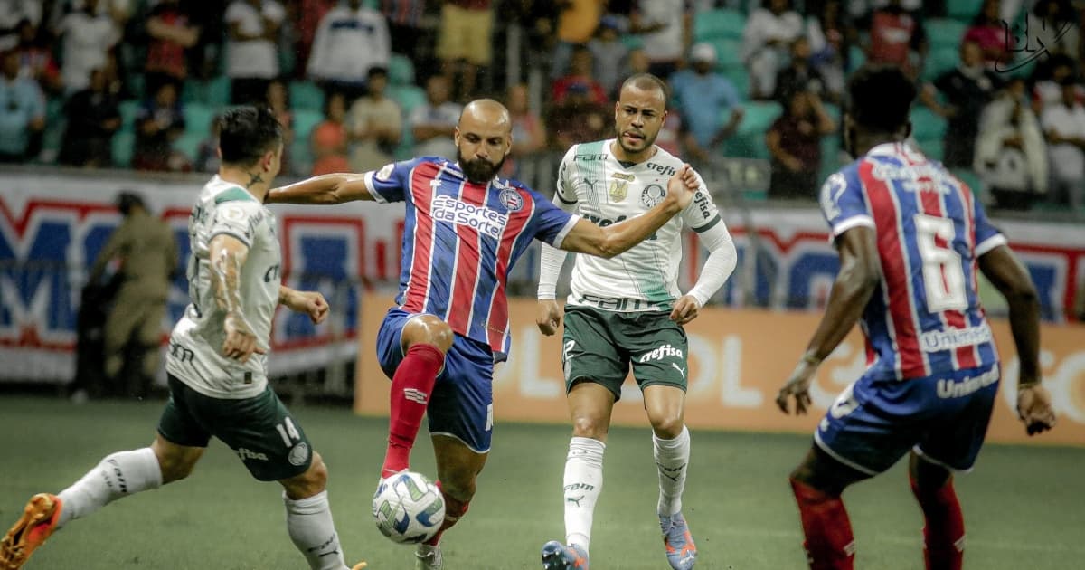 No Allianz Parque, Bahia tenta se recuperar diante de um Palmeiras embalado