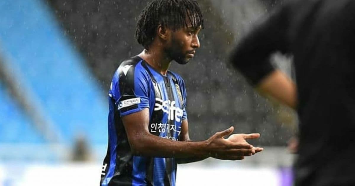 Ex-Bahia, atacante Gustavo rescinde com clube da Coreia do Sul após quatro meses