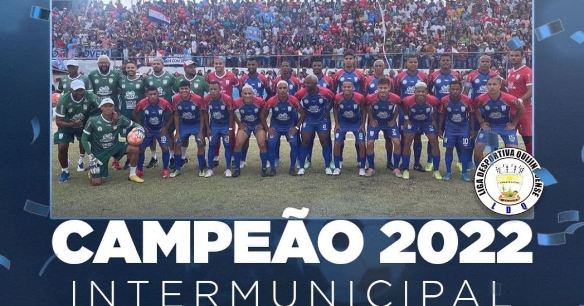 Quijuingue, terra do Luva de Pedreiro, conquista título inédito do Intermunicipal 2022