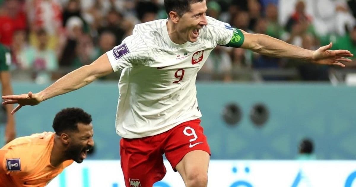 Lewa desencanta em Copas do Mundo e Polônia vence 'sensação' Arábia Saudita