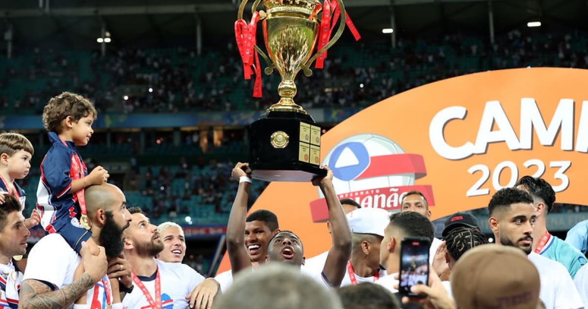 Bahia foi campeão baiano neste domingo