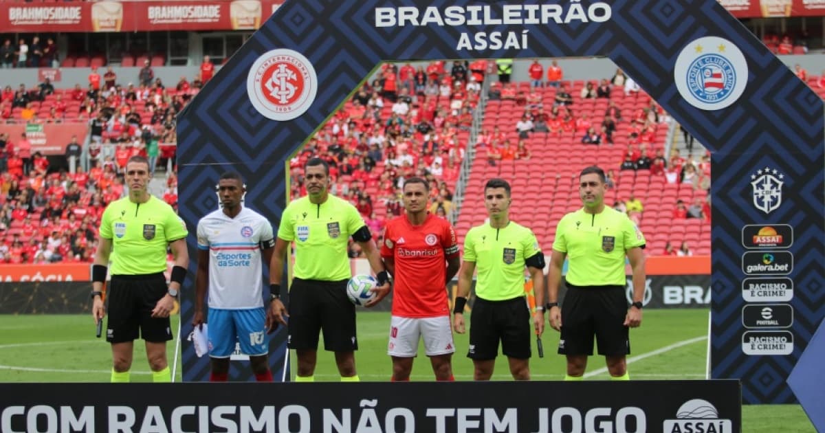 Campanha de combate ao racismo no jogo Internacional x Bahia