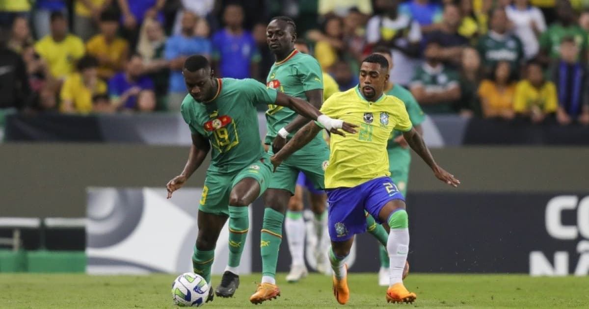 Malcom começou o amistoso contra Senegal como titular