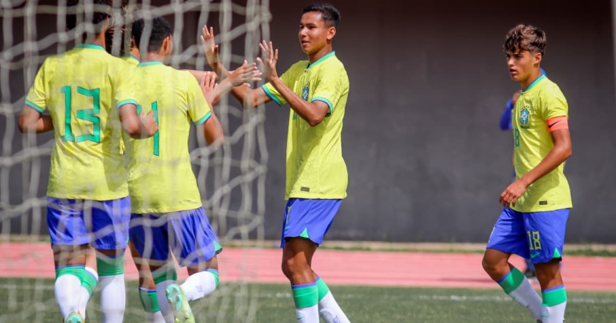 Seleção Brasileira Sub-15 goleia Itabuna e avança às quartas de final da Copa 2 de Julho
