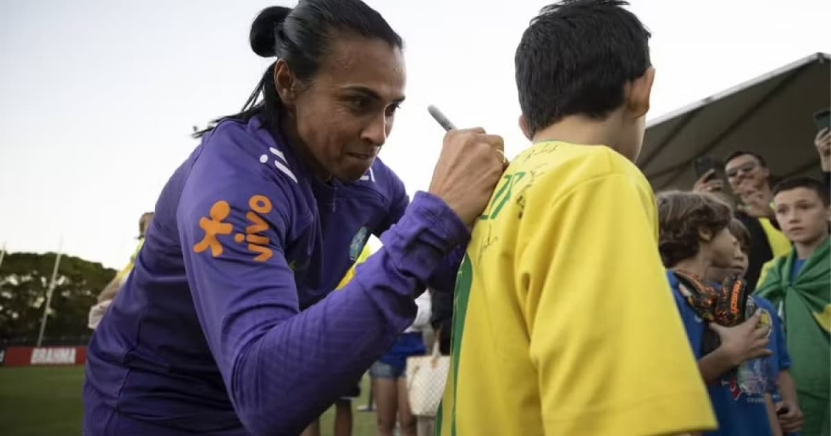 Seleção brasileira, da craque Marta, estreia na Copa do Mundo no próximo dia 24 