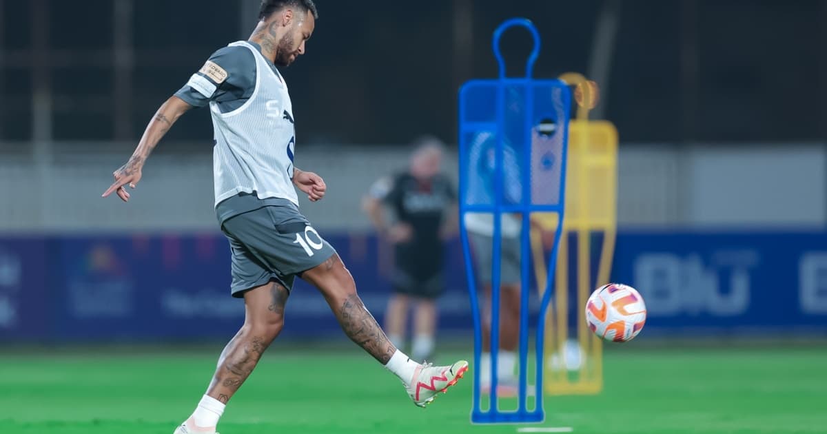 Neymar treina e aumenta chance de estrear pelo Al Hilal nesta sexta-feira