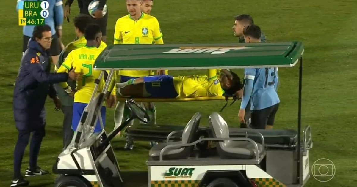 VÍDEO: Neymar sofre lesão no joelho e deixa Uruguai x Brasil chorando