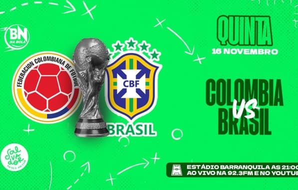BN na Bola: Acompanhe o jogo entre Colômbia e Brasil na Salvador FM