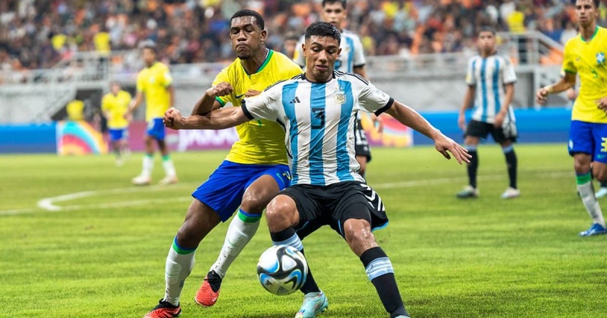 Brasil perde para a Argentina e é eliminado nas quartas de final da Copa do Mundo Sub-17