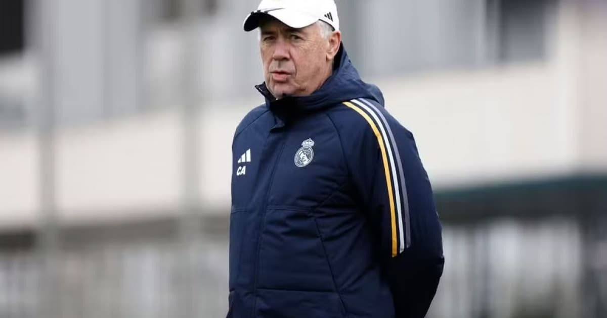 MP da Espanha pede quatro anos de prisão para Ancelotti, técnico do Real Madrid