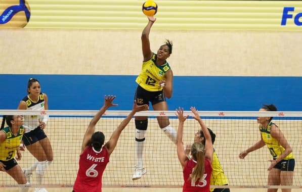 Brasil vence o Canadá na estreia da Liga das Nações Feminina de Vôlei