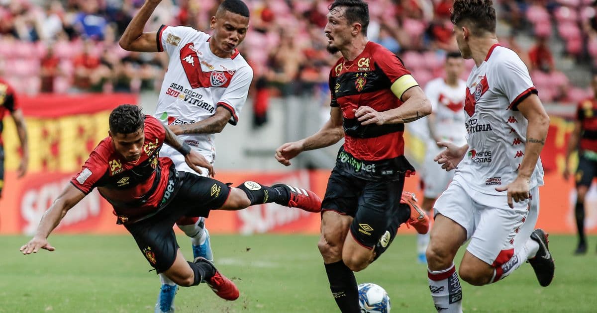 Em jogo de golaços, Vitória e Sport empatam na Arena de Pernambuco