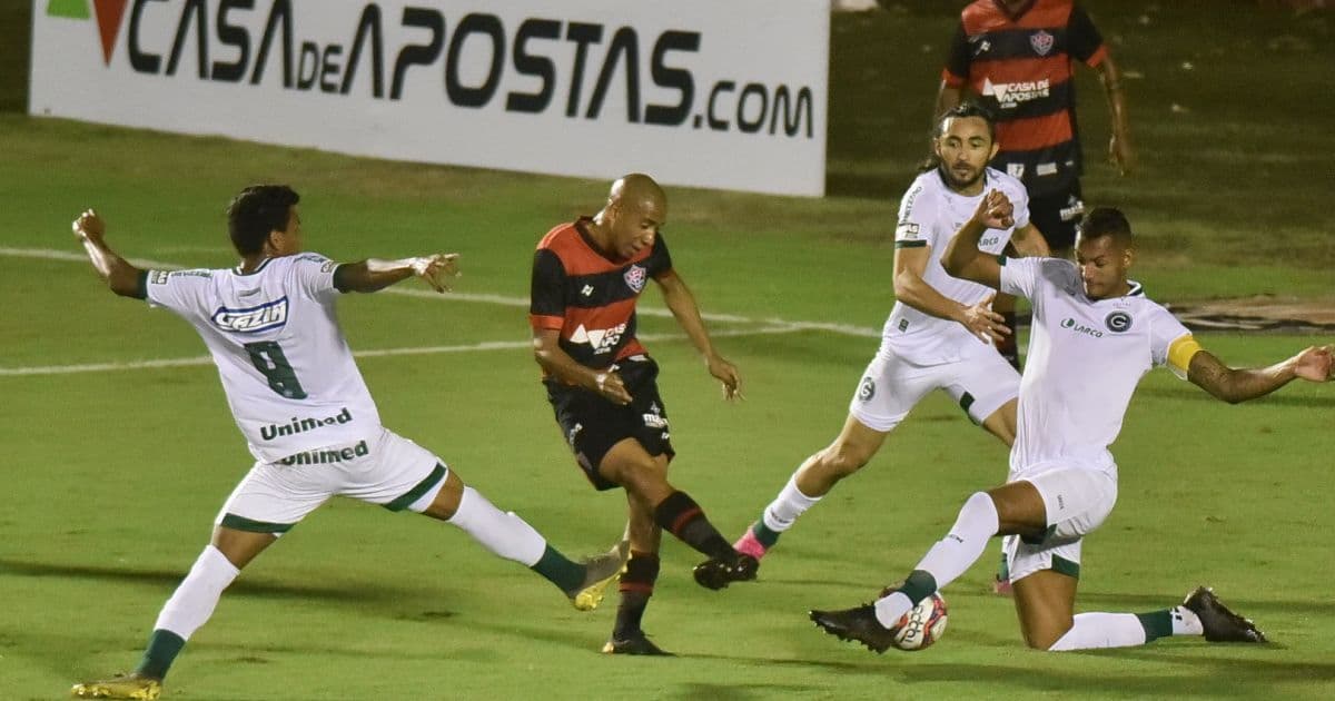 Vitória arranca o empate com o Goiás no Barradão pela Série B
