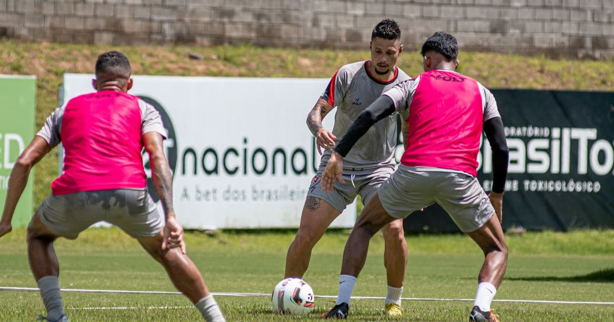 Vitória retoma pré-temporada com treinos técnico e tático