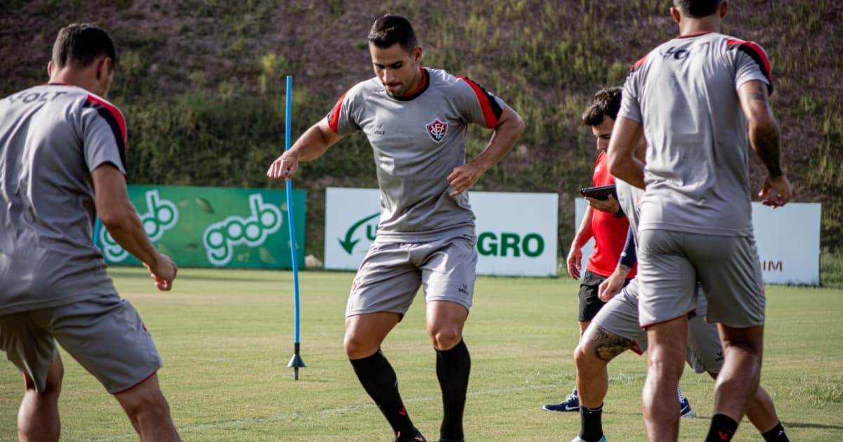 Thiago Lopes deve ser titular no Vitória contra o Atlético de Alagoinhas; veja possível formação