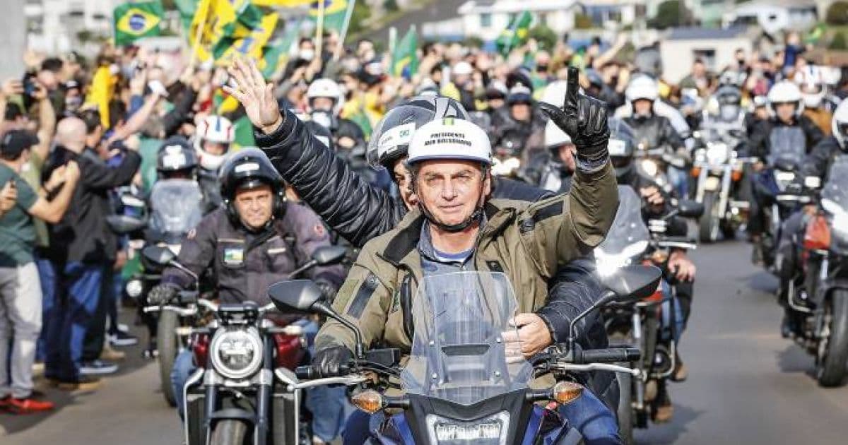 Motociatas de Bolsonaro já custaram quase R$ 3 milhões aos cofres públicos