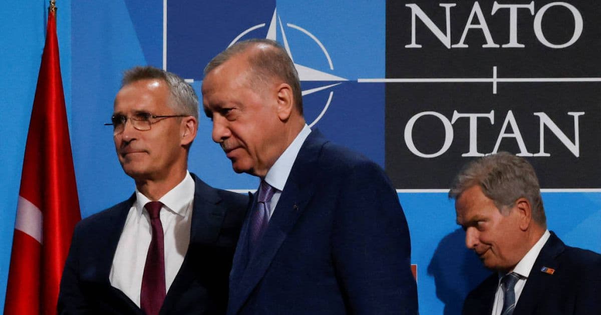 Turquia acerta apoio à entrada da Suécia e da Finlândia na Otan