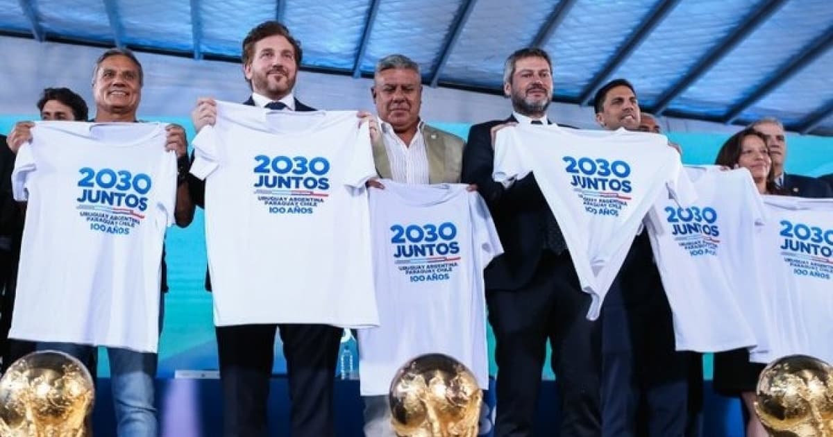 Argentina, Uruguai, Paraguai e Chile apresentam candidatura para Copa de 2030