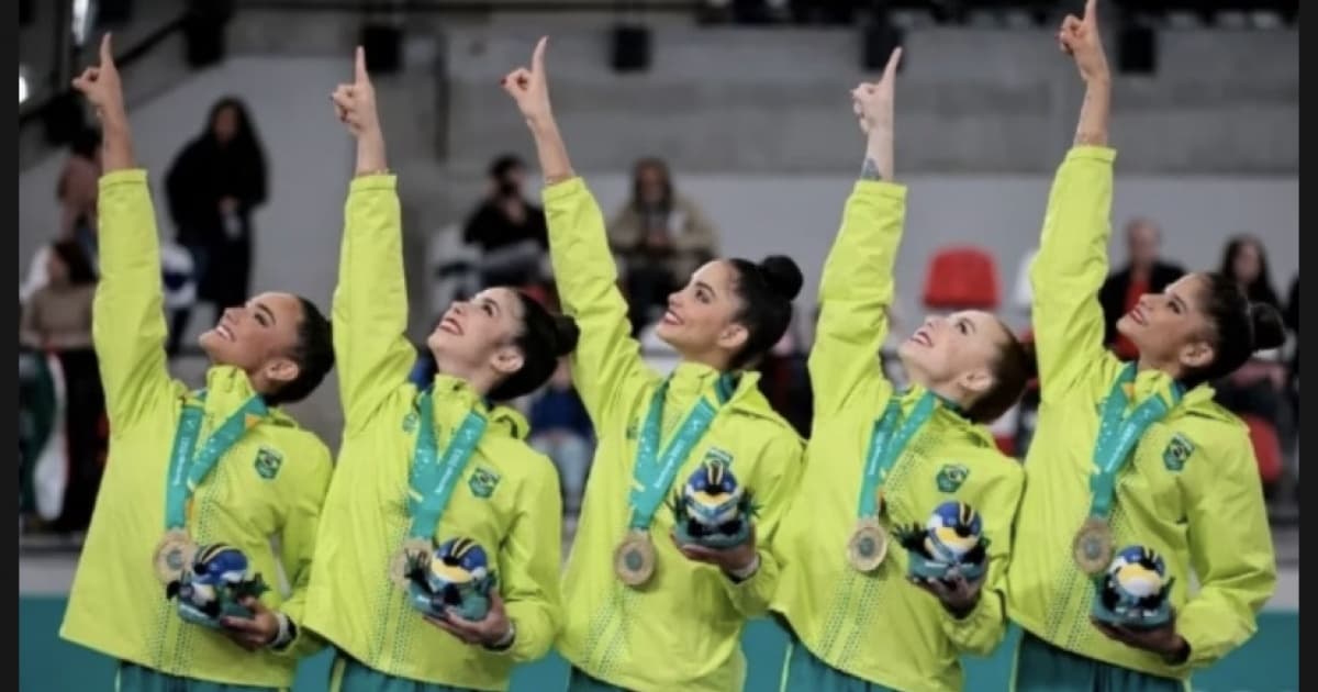 Com ginástica rítmica, Brasil bate recorde no Pan
