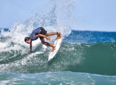 Promessa baiana participa de Circuito Banco do Brasil de Surfe, em Stella Maris