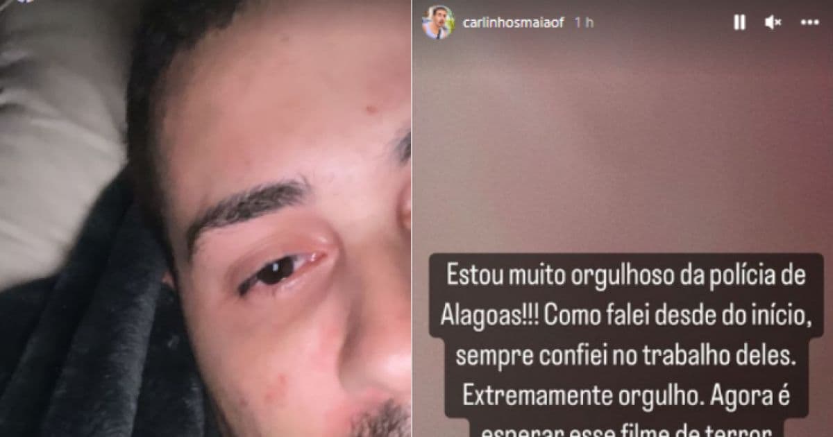 Carlinhos Maia comenta prisão de suspeitos de roubo em seu apartamento: 'Filme de terror'