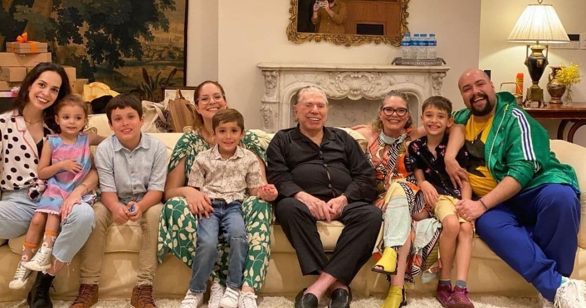 Família de Silvio Santos compartilha registros da comemoração de 92 anos do apresentador