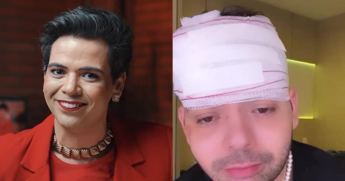 Humorista Gustavo Mendes diz que tomou pedrada na cabeça durante tentativa de assalto