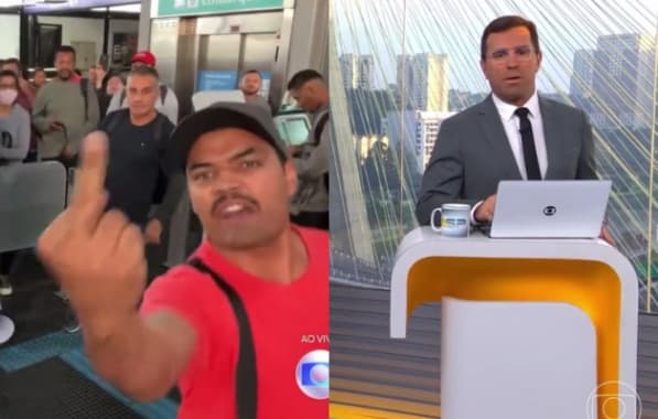 VÍDEO: Rodrigo Bocardi se revolta e responde a xingamento ao vivo na Globo