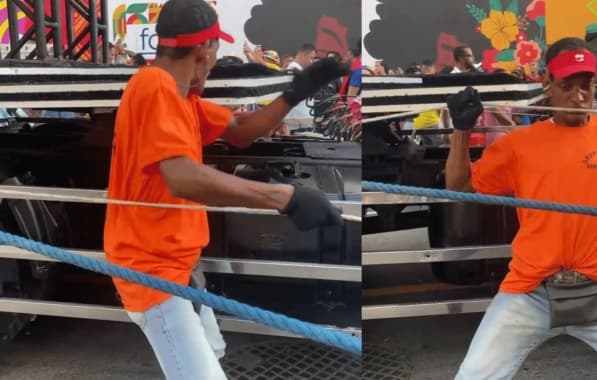 VÍDEO: Trabalho, diversão ou os dois? Cordeiro lança passinhos orgânicos durante apresentação de Psirico