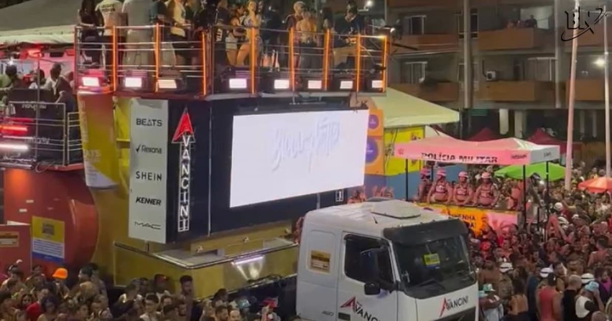 Anitta para show no Carnaval de Salvador para ajudar PM a encontrar suspeito de furto no Circuito Barra-Ondina