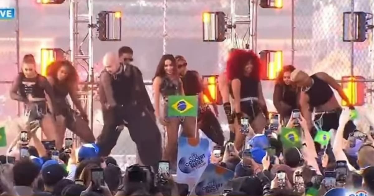 Anitta faz show no The Today Show; Programa teve direito a “bom dia” em português