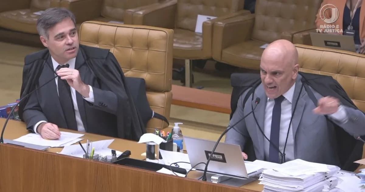 VÍDEO: Moraes e Mendonça batem boca durante julgamento do 8/1 no STF