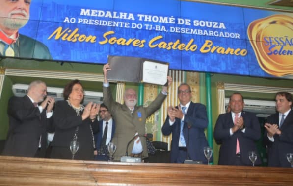 Presidente do TJ-BA recebe Medalha Thomé de Souza na Câmara de Salvador