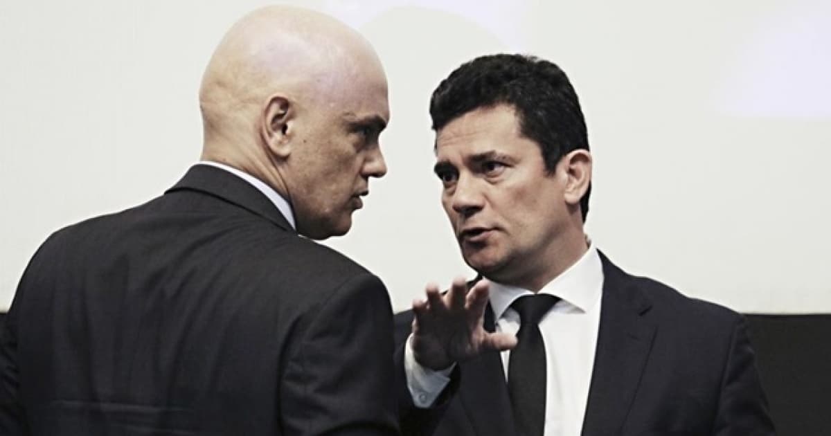 Alexandre de Moraes e Sérgio Moro