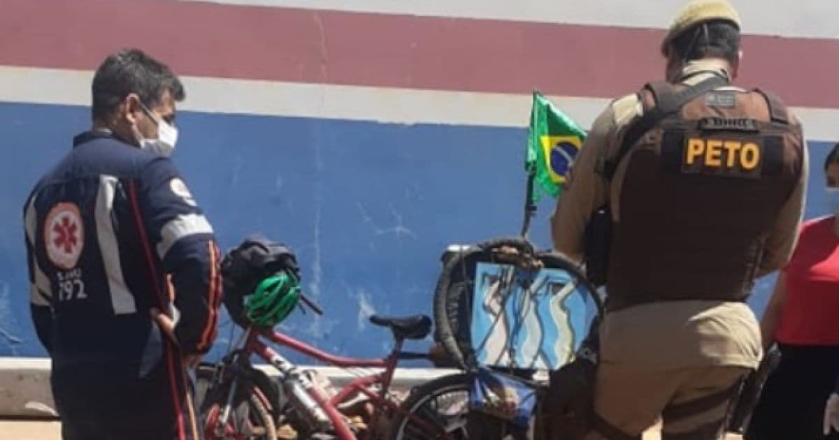 Ciclista que morreu em Barreiras já teria viajado mais de 1.500 km e seguia para SSA