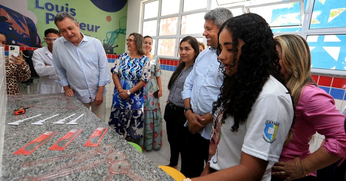 Aporá: Com investimento de R$ 22,6 milhões, Jerônimo entrega colégio de ensino integral 
