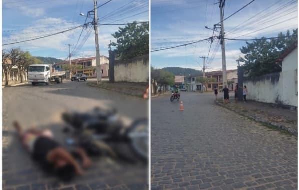 Ipiaú: Motociclista sofre acidente após ter pescoço enroscado por fio de poste 