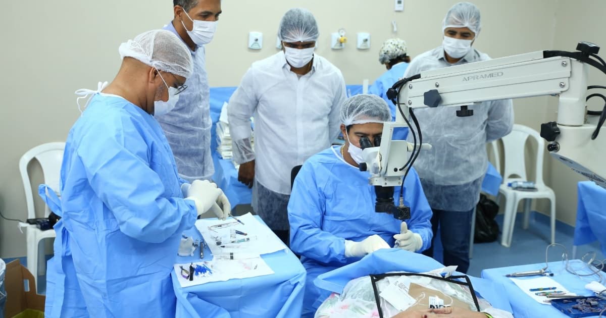Mutirão de cirurgias da prefeitura de Candeias bate recorde atendimentos oftalmológicos